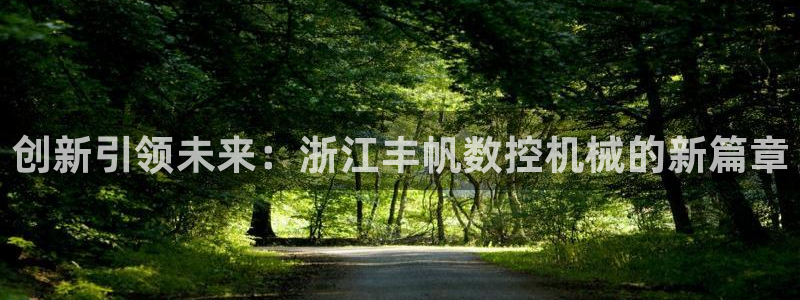 天辰娱乐链接:创新引领未来:浙江丰帆数控机械的新篇章