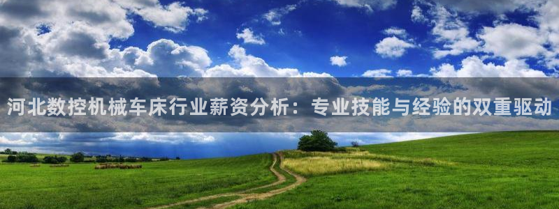 天辰娱乐彩票:河北数控机械车床行业薪资分析:专业技能与经验的双重驱动